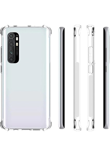 Xiaomi Mi Note 10 Lite Kılıf Ultra Korumalı Şeffaf Antishock Silikon
