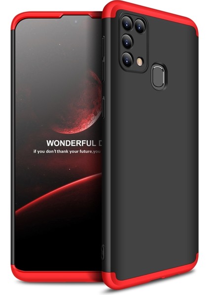 Samsung Galaxy M31 Kılıf 3 Parça 360 Zore Ays Kapak
