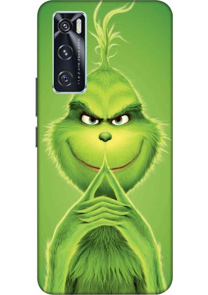 Tecno CAMON18T Kılıf Asabi Yeşil Desenli Hd Baskılıf Silikon Kılıf - Asabiyesil