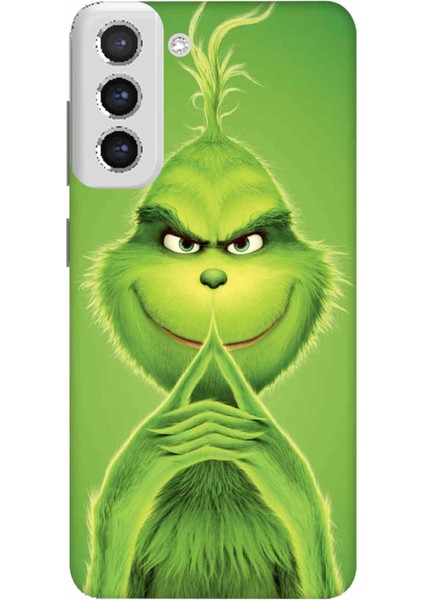 Samsung Galaxy S22 Kılıf Asabi Yeşil Desenli Hd Baskılıf Silikon Kılıf - Asabiyesil