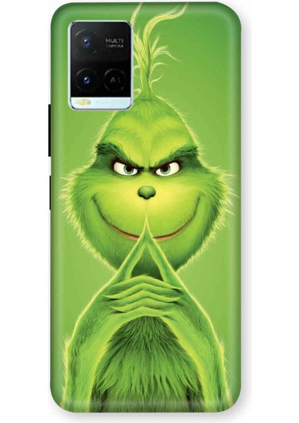 Vivo Y32 Kılıf Asabi Yeşil Desenli Hd Baskılıf Silikon Kılıf - Asabiyesil