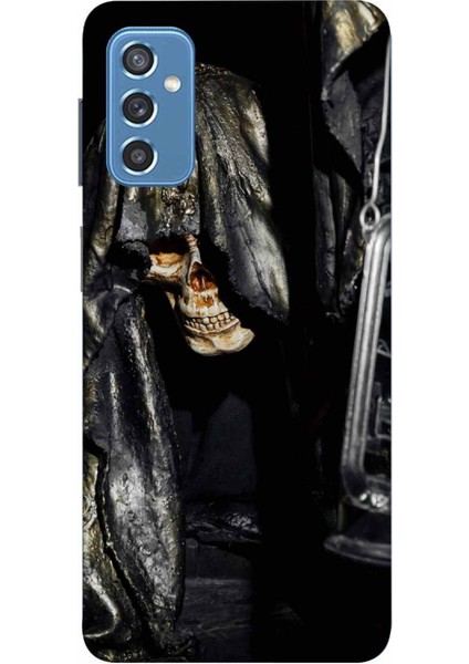 Samsung Galaxy M23 Kılıf Korku Dolu Desenli Hd Baskılıf Silikon Kılıf - Korkudolu
