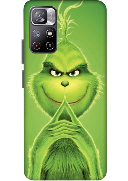 Xiaomi Redmi Note 11T Kılıf Asabi Yeşil Desenli Hd Baskılıf Silikon Kılıf - Asabiyesil