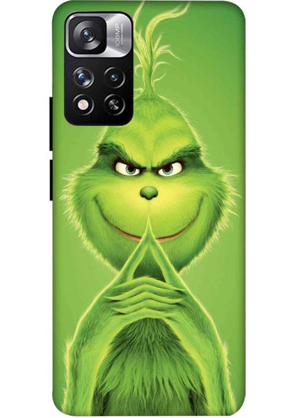 Xiaomi Redmi Note 11S Kılıf Asabi Yeşil Desenli Hd Baskılıf Silikon Kılıf - Asabiyesil