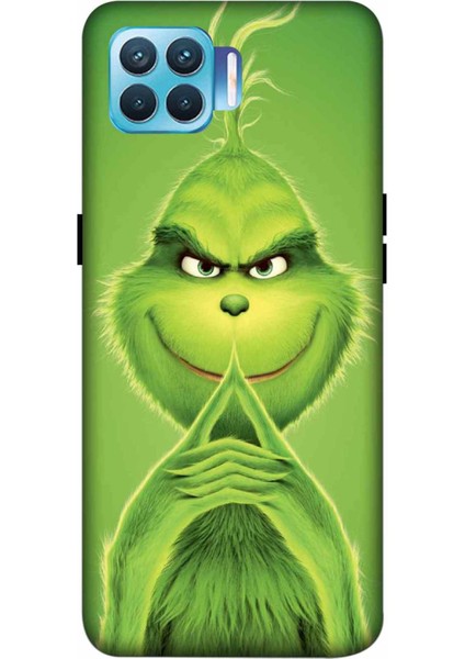 Oppo A93 Kılıf Asabi Yeşil Desenli Hd Baskılıf Silikon Kılıf - Asabiyesil