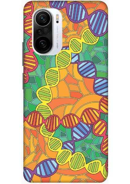 Xiaomi Mi 11X Kılıf Dna Desenli Hd Baskılıf Silikon Kılıf - 8113