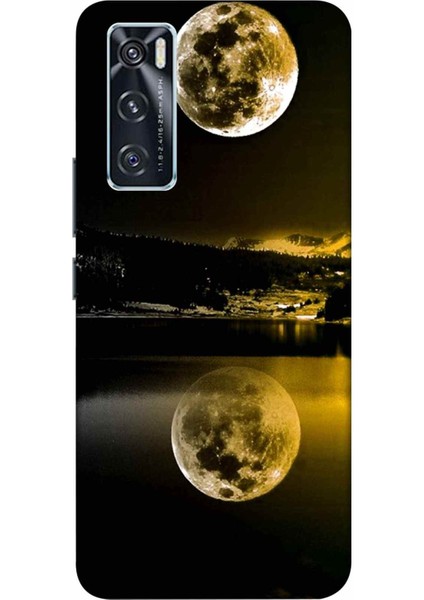 Tecno Camon 18 Kılıf Night And Moon Desenli Hd Baskılıf Silikon Kılıf - Nightandmoon