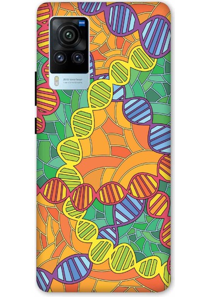 Vivo Y53S 4g Kılıf Dna Desenli Hd Baskılıf Silikon Kılıf - 8113