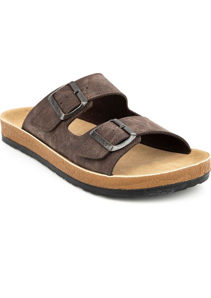 Orthopedix Allen Anatomik Çift Tokalı Erkek Terlik 31330