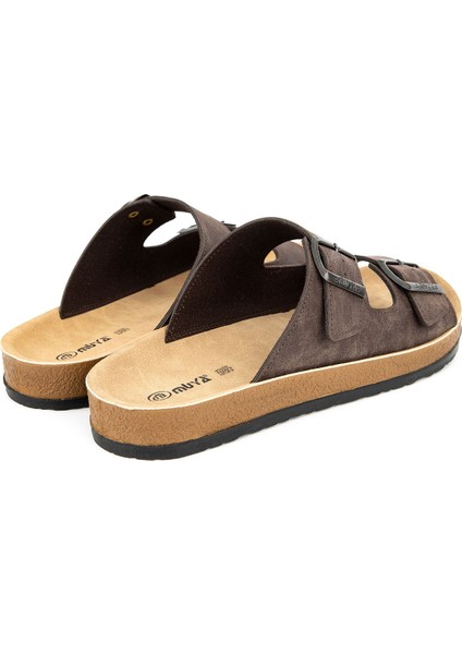 Orthopedix Allen Anatomik Çift Tokalı Erkek Terlik 31330 indirimleri