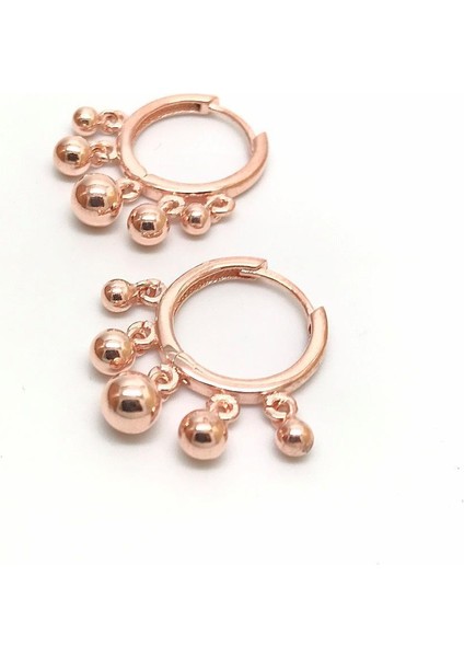 Gümüş Toplu Halka Küpe NZ51T1 modelleri