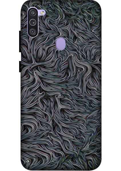Deste Samsung Galaxy A11 Kılıf Karışık Baskılı Desenli Silikon Kılıf A++-8102