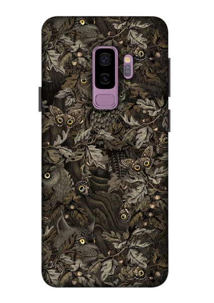 Deste Samsung Galaxy S9 Plus Kılıf Baykuşlar Baskılı Desenli Silikon Kılıf A++-8070