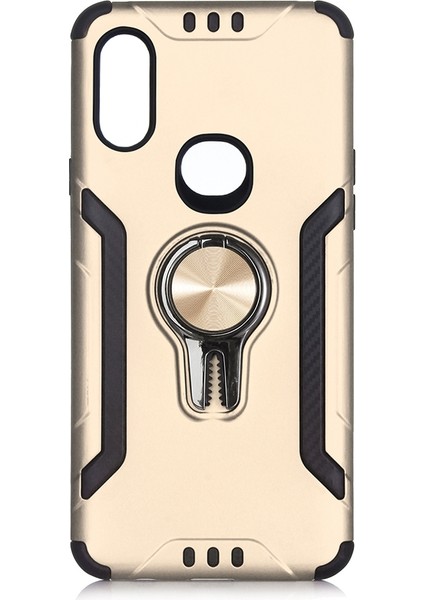 Samsung Galaxy A10S Kılıf Ultra Korumalı Yüzüklü Manyetik Coco Kapak