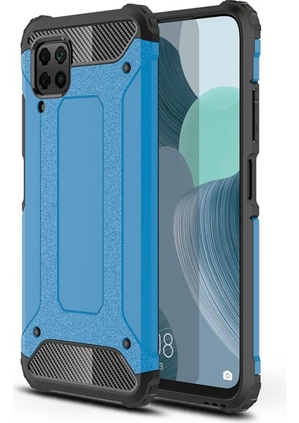 Huawei P40 Lite Kılıf Çift Katmanlı Armour Case