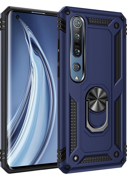 Xiaomi Mi Note 10 Kılıf Ultra Korumalı Yüzüklü Manyetik Vega Kapak