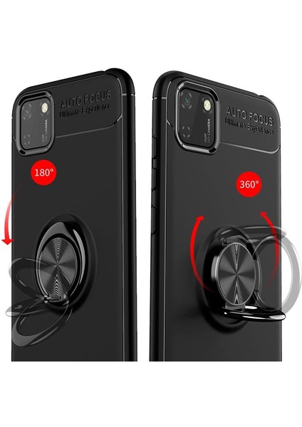 Huawei Y5P Kılıf Yüzüklü Manyetik Ravel Silikon fiyatları