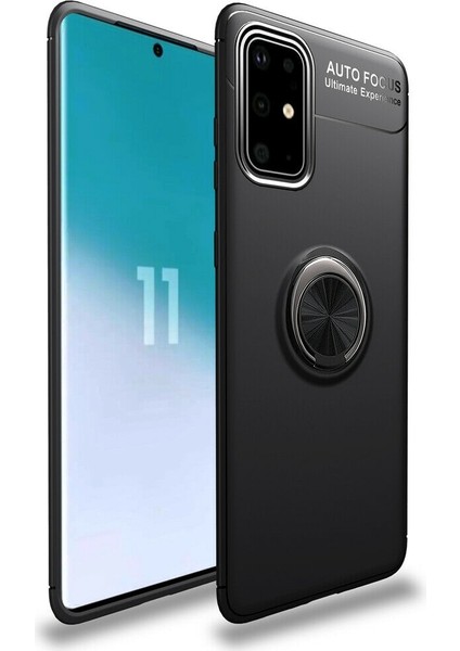 Samsung Galaxy A31 Kılıf Yüzüklü Manyetik Ravel Silikon