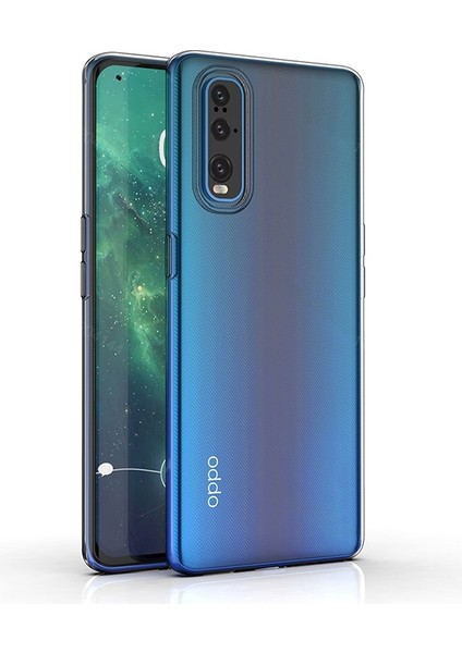 Oppo A91 Kılıf Ultra Ince Şeffaf Silikon