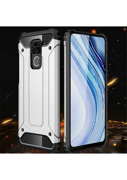 Xiaomi Redmi Note 9 Kılıf Çift Katmanlı Armour Case