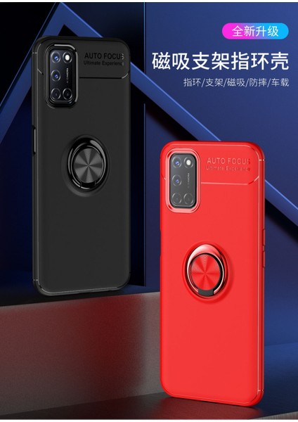 Oppo A92 Kılıf Yüzüklü Manyetik Ravel Silikon fiyatları