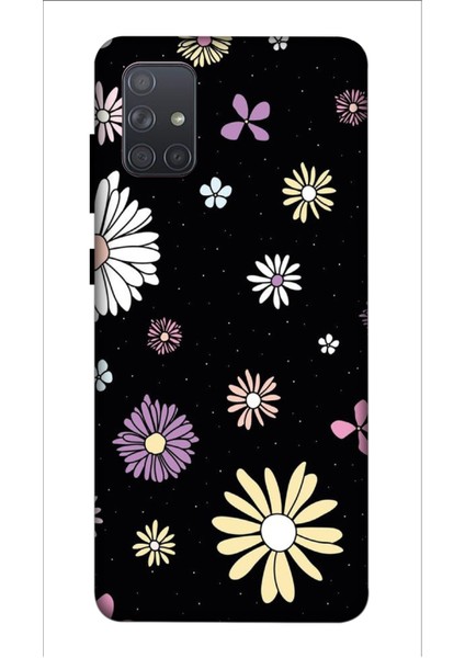 Samsung Galaxy A71 Kılıf Baskılı Desenli Silikon Kılıf A++-7072
