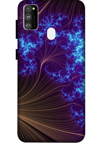 Samsung Galaxy M30S Kılıf Baskılı Mavi Desenli Zipax A++ Silikon - 8860