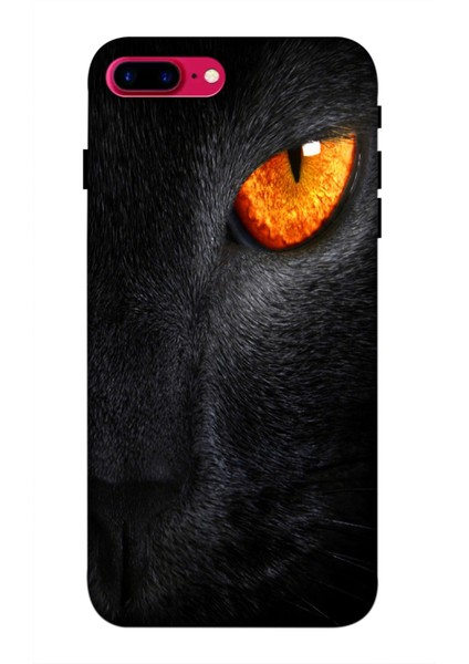 Apple Iphone 7 Plus - 8 Plus Kılıf Baskılı Göz Desenli Zipax A++ Silikon - 8857