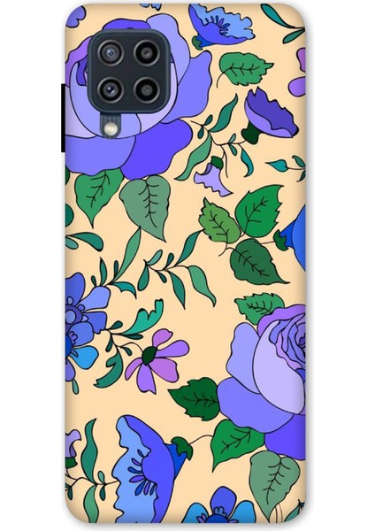 Samsung Galaxy M22 Kılıf 7075 Desenli Hd Baskılıf Silikon Kılıf - 7075