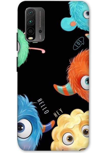 Xiaomi Redmi 9t Kılıf Baskılı Karakterler Desenli Zipax A++ Silikon - 8869