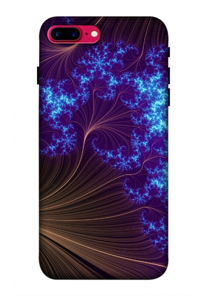 Apple Iphone 7 Plus - 8 Plus Kılıf Baskılı Mavi Desenli Zipax A++ Silikon - 8860