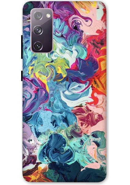 Samsung Galaxy S20 Fe Kılıf Baskılı Desenli Silikon Kılıf A++-7052