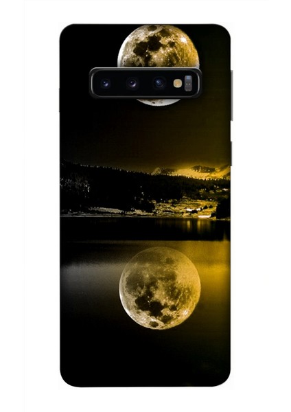 Samsung Galaxy S10 Kılıf Baskılı Desenli Zipax A++ Silikon - Nightandmoon