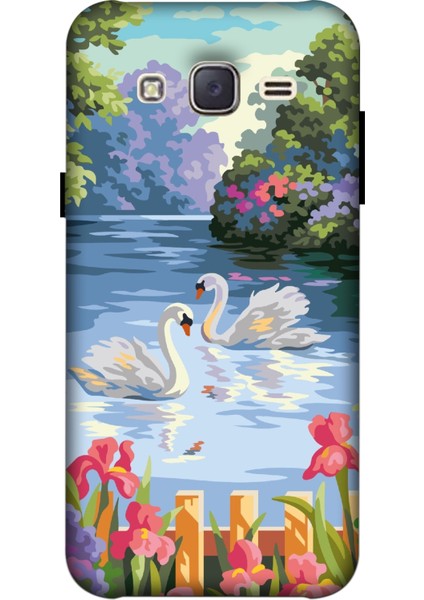 Samsung Galaxy J5 2016 Kılıf Baskılı Desenli A++ Silikon - 8507