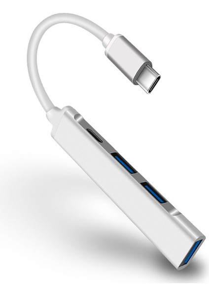 4'lü Type-C To USB C-809 Çevirici Çoğaltıcı Hub Adaptör Dönüştürücü