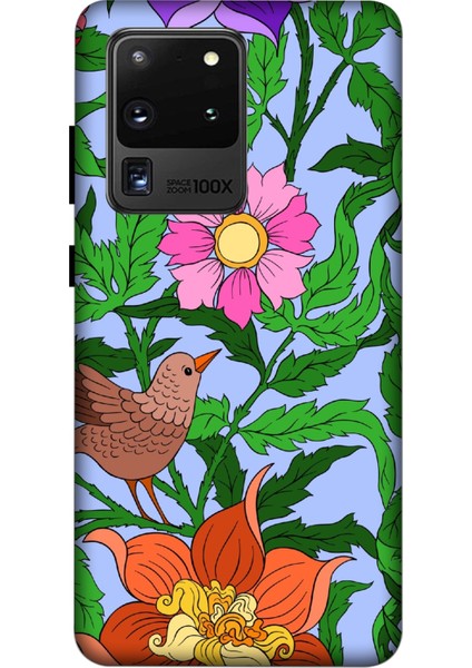 Samsung Galaxy S20 Ultra Kılıf Baskılı Desenli A++ Silikon - 8509