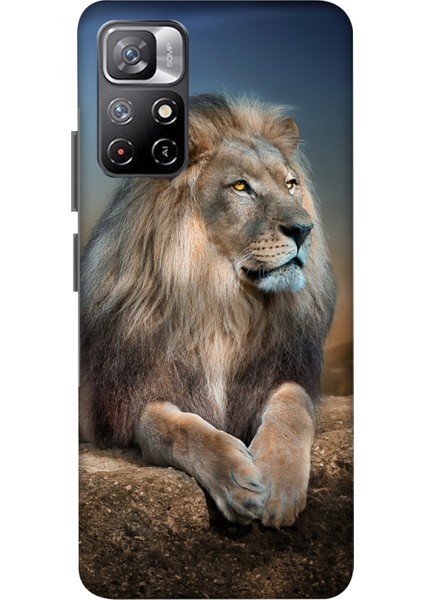 Xiaomi Redmi Note 11 Pro Kılıf Baskılı Aslan Desenli Zipax A++ Silikon -  8965