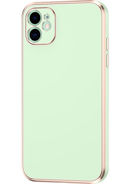 Apple Iphone 12 Kılıf Renkli Parlak Kenarlı Laser Bark Silikon