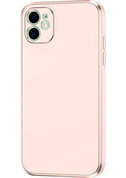 Apple Iphone 12 Kılıf Renkli Parlak Kenarlı Laser Bark Silikon