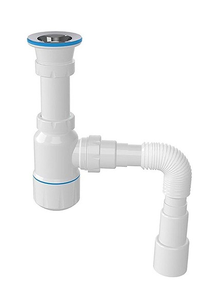 1 Kalite Körüklü Tahliye Taslı Lavabo Evye Sifonu Depolu Lavabo Evye Gider Borusu