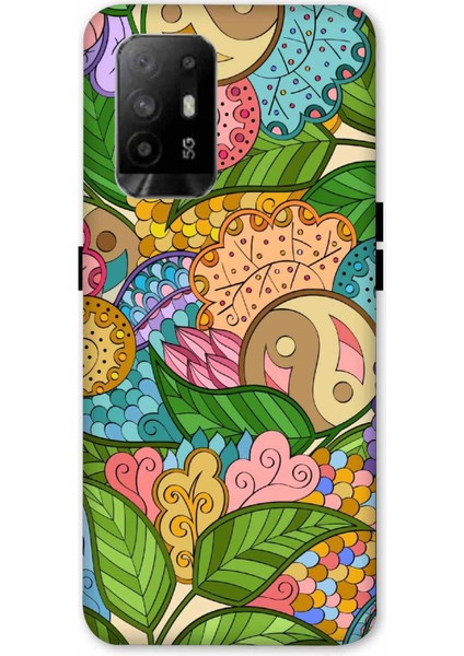 Oppo A94 Kılıf 8504 Desenli Hd Baskılıf Silikon Kılıf - 8504