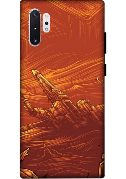 Samsung Galaxy Note 10 Plus Kılıf Baskılı Desenli Silikon Kılıf A++-7090