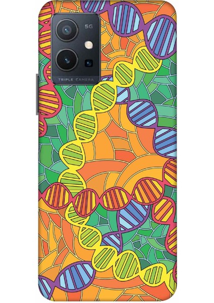 Vivo Y33S 5g Kılıf Dna Desenli Hd Baskılıf Silikon Kılıf - 8113