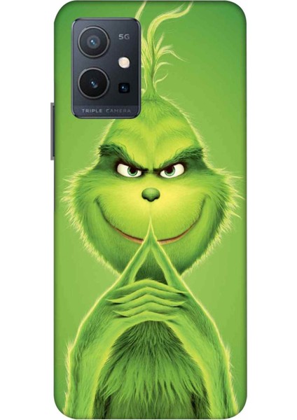 Vivo Y33S 5g Kılıf Asabi Yeşil Desenli Hd Baskılıf Silikon Kılıf - Asabiyesil