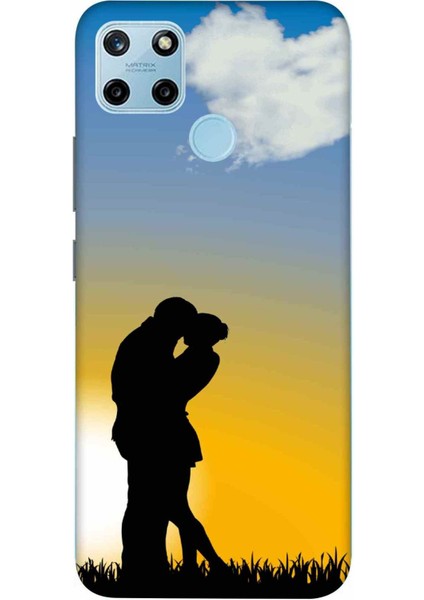 Oppo Realme C25Y Kılıf Doğa ve Aşk Desenli Hd Baskılıf Silikon Kılıf - Dogaveask