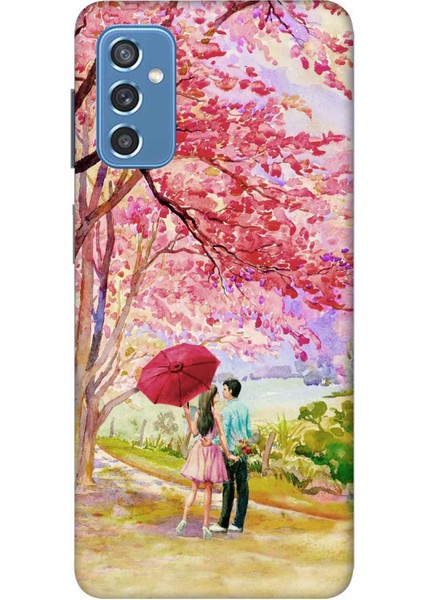Samsung Galaxy M33 Kılıf Sevgi Yolu Desenli Hd Baskılıf Silikon Kılıf - Sevgiyolu