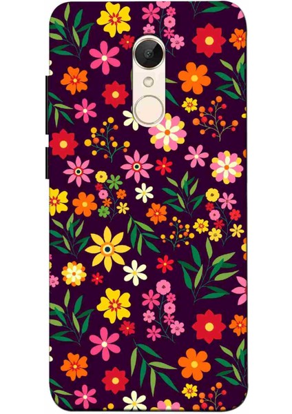 Xiaomi Redmi 5 Plus Kılıf Baskılı Çiçekli Desenli Zipax A++ Silikon - 2048