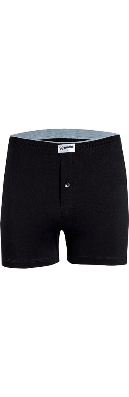 Yıldız 6'lı Paket Erkek Havlubel Düğmeli Penye Boxer Çok Renkli Abani Classic görsel 2