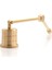 Brass Pirinç Silindir Mum Söndürücü 18 cm 2