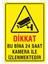 Uyarı ve Yönlendirme Levhaları " Dikkat Bu Bina Kamera ile Izlenmektedir" 25X35CM Dekota 1